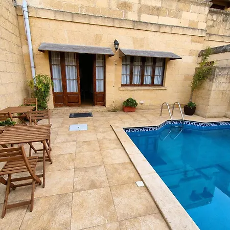 Two Connected In Gozo With 2 Private Pools Rooftops And Bbq Sleeps 16